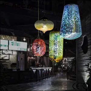 Trang Trí Hiện Đại Bán Buôn Glass Lamp Shade Với Pháo Hoa