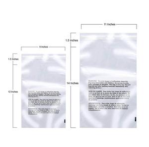 clear Poly <strong>Bag</strong> with Suffocation Warning - 6x9, 8x10, 9x12, 11x14 - Self Adhesive Seal - Product Image 1