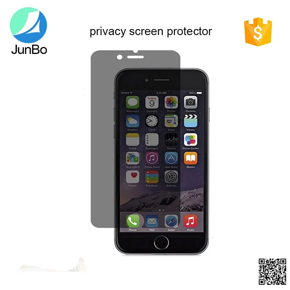 4.7 pouce anti-espion confidentialité trempé protecteur d'écran en verre pour iphone 6/6 s