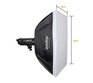 Godox 24 "x 24" 60x60 센치메터 Softbox 보웬 마운트 함께 속도 링 스튜디오 플래시 스트로브 빛