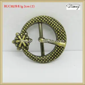buc9578 20mm de mujer de moda hebillas de correa de prendas de vestir de pasador de la hebilla - Product Image 1