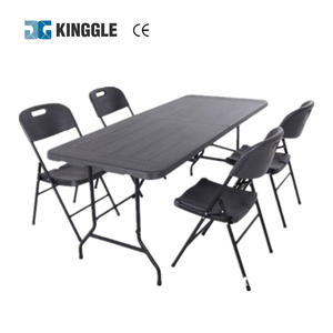 في الهواء الطلق البلاستيك 6 قدم طاولة قابلة للطي ضربة العفن - Product Image 5