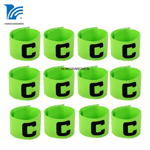 Modified customized elastic soccer captain armband free Lariat clasp <span class=keywords><strong>hook</strong></span> quality nice - Product Image 5