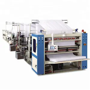 V fold lamination towel machine