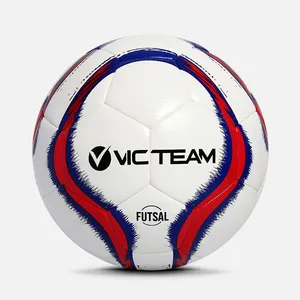 Baik Full Custom Ukuran 4 Hybrid Pu Penutup Permukaan Bertekstur Indoor Pelatihan Bola De Bola Sepak Futsal