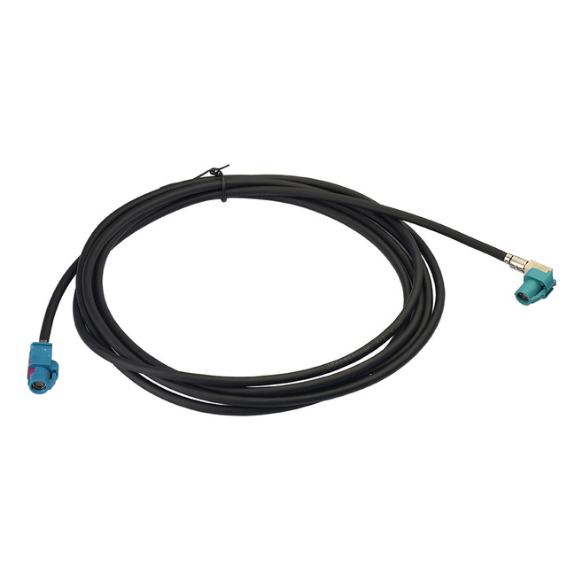 HSD Cable Auto Vehicle High-Speed Transmission FAKRA HSD Z Waterblue LVDS 3m Shielded Dacar 535 4-Core Cable for BMW/Benz