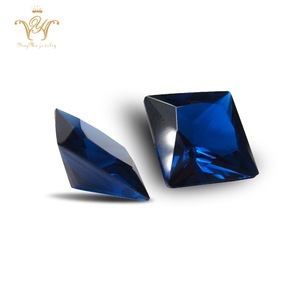 Precio al por mayor suelta piedras cuadradas espinela sintética azul <span class=keywords><strong>cuentas</strong></span> - Product Image 1