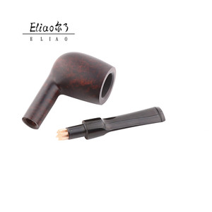 ไปป์สูบบุหรี่ทำมือ Erliao ก้านตรง ทำจากไม้บริแอร์ - Product Image 4