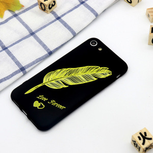 Accesorios <span class=keywords><strong>del</strong></span> teléfono al por mayor de lujo de oro pluma suave TPU teléfono móvil caso para el iPhone 6 S 7 8 más X - Product Image 4