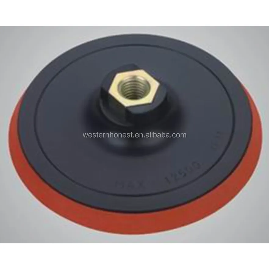 4.5"/115mm Rubber Plastic Grinder Sanding Disc Backing Pad for round shank M14, plastic foam backing pad