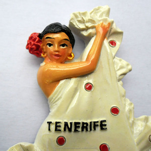 EW00057 imán recuerdo regalo flamenco, recuerdo Tenerife imán fabricante en China - Product Image 2