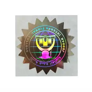 China factory cheap price Label Stickers Printing Open Silver Security Void Label Supplier for the card making