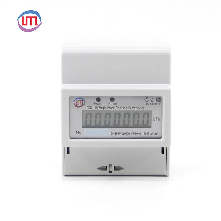 Nhà Máy Cung Cấp Hai Chiều Một Giai Đoạn Kwh Din Rail Năng Lượng Meter