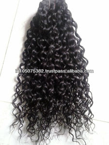 Sur DE LA India 100% Virgen sin procesar Raw Indian Temple Hair Natural Remy Todas las texturas Cutícula Cabello humano - Product Image 2