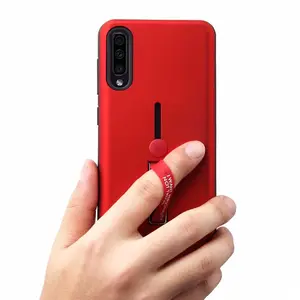 2 in 1TPU Kunststoff-Telefon abdeckung mit versteckter Ring halterung Hybrid hülle Für Samsung Galaxy A70 A60 A50 A40 A30 A20