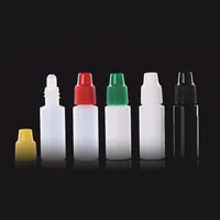 Botellas de plástico con gotero pequeño, 2 ml