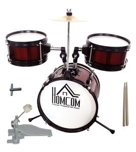 Ensemble <span class=keywords><strong>de</strong></span> batterie professionnel 3 pièces pour enfants Instrument <span class=keywords><strong>de</strong></span> percussion <span class=keywords><strong>de</strong></span> haute qualité avec têtes <span class=keywords><strong>de</strong></span> batterie en PVC et maille - Product Image 3