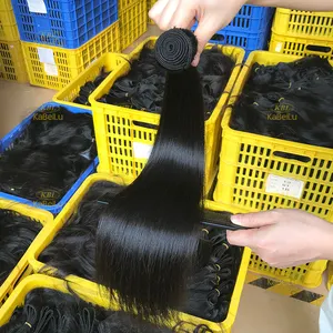 Best-Seller Raw Virgin 100% Natural Brazilian None Chemical Processing Kinky straight hair Machine Virgin Cuticle Wavy Hair