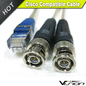 CAB-E1-RJ45BNC Cisc0 תואם T1-E1 PRI כבל BNC RJ45