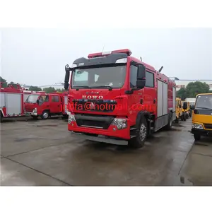 Zware Howo Nieuwe 4X2 8000 Liter Waterschuim Brandweerwagen Te Koop