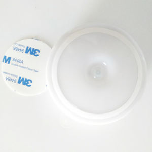 الصمام ليلة ضوء البير محس حركة مصابيح LED مستديرة إضاءة الخزانة توفير الطاقة الجدار مصباح الإضاءة بواسطة 3A بطارية ل خزانة - Product Image 6