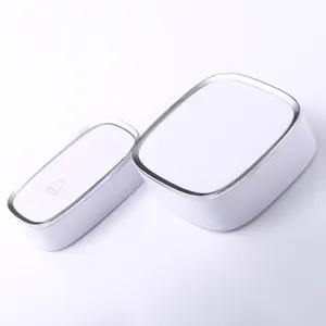 Portable battery doorbell new wireless vibration magicfly 315mhz 1 remote control 1 wireless digital receiver doorbell