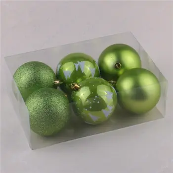 Boule de noël vert pomme Offre Spéciale, ornements de boule de noël pour les décorations de noël