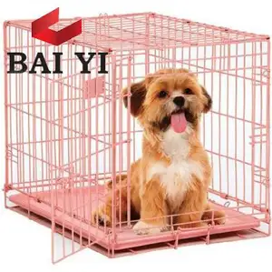 למעלה מכירה זול מתכת חוט רשת לחיות מחמד כלובים לכלבים סיטונאי ממפעל ישיר petcages2ccarriers
