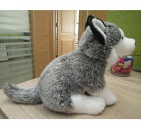 Adorable Peluche de Perro Husky Siberiano de 10 Pulgadas, Juguete de Peluche Suave para Niños, Regalo