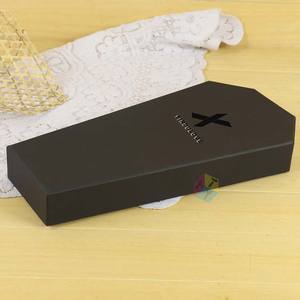 Fancy vorm zwart karton <span class=keywords><strong>coffin</strong></span> geschenkdoos - Product Image 3