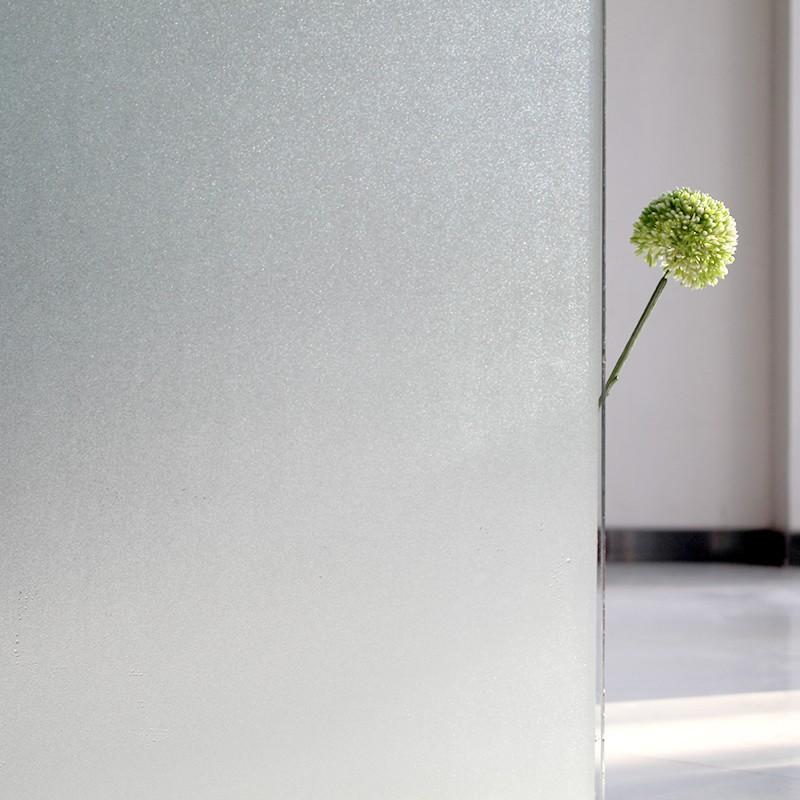 Полупрозрачные статические стеклянные наклейки, матовая оконная пленка