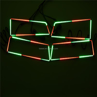 Rétrofit de voiture multicolore RVB de haute qualité LED halo yeux d'ange de couleur claire pour 2006 Chevy Sliverado