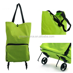 Bolsa de compras plegable funcional reutilizable, carrito de mercado con ruedas - Product Image 6