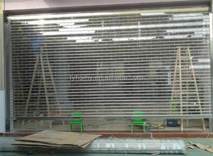 Serranda avvolgibile in <span class=keywords><strong>plastica</strong></span> per porta avvolgibile in policarbonato trasparente di alta qualità - Product Image 4