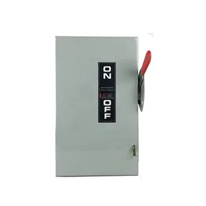 Meto 60 amp interruptor de segurança resistente, interruptor quadrado de segurança d/interruptor elétrico/potência interruptor de segurança