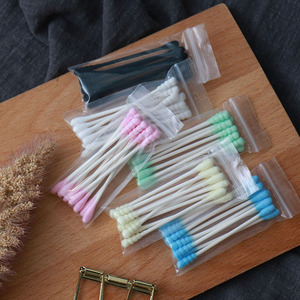 Pratique Voyage Paquet Petit Sac 10 Pcs <span class=keywords><strong>Conseils</strong></span> De Couleur Cosmétiques Coton-Tige - Product Image 3