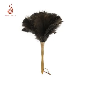 Balai en plumes d'autruche, <span class=keywords><strong>plumeau</strong></span> pour le nettoyage, bon marché, vente en gros, collection - Product Image 1