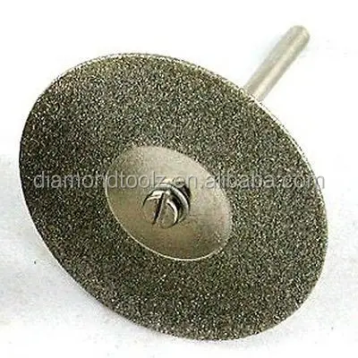 50mm (2 ") יהלומים מצופים מיני חיתוך דיסק גלגל עבור תחביב מקדחות נהדר לחיתוך מתכות, זכוכית, אבן וכו'