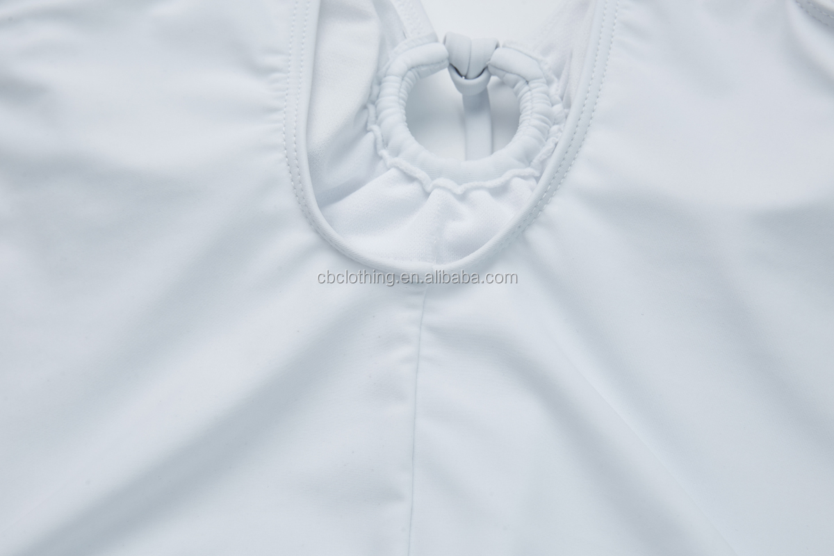 Wholesale 2022 solid white fashion swimsuit beach wear