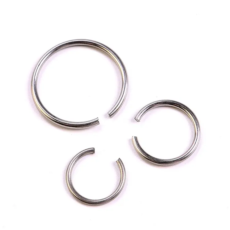 Sandingsheng customized DIN7993/DIN9045 spring steel/stainless steel C type round wire snap ring