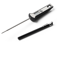 Thermomètre de cuisine numérique avec sonde pliable et écran rétroéclairé