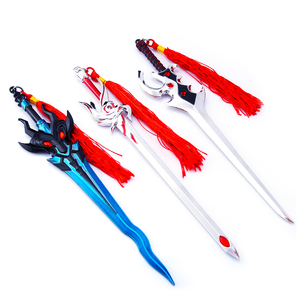 Llaveros bonitos de King <span class=keywords><strong>Glory</strong></span> para niños, juego de armas, regalo, juguetes, venta al por mayor - Product Image 1