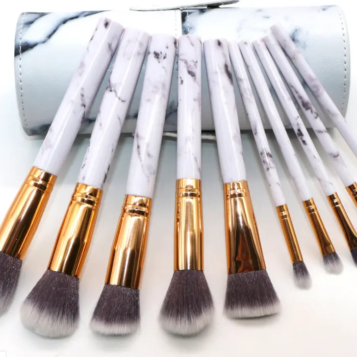 Makeup Brushes Set Powder foundatins Eye Shadow Contour Blush Cosmetic Marbling Make Up Brush Tool