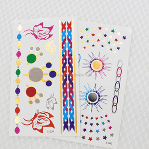 Tinta Blanca <span class=keywords><strong>tatuajes</strong></span> temporales mujeres del cordón adultos pegatinas tatuaje del cuerpo - Product Image 1
