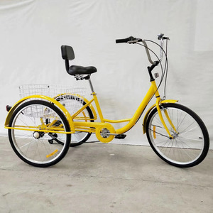 Vente chaude Fournisseur chinois Tricycle adulte pas cher à grande roue/tricycle avec chariot/Vélo tricycle à trois roues de 22 pouces - Product Image 3