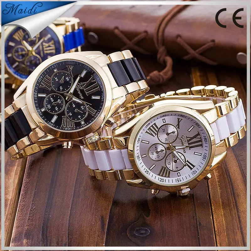 Hoge Kwaliteit Mannen Quartz Mode Horloge 2021 Hot Koop Dames Luxe Merk Kristallen Genève Merk Horloge Drop Verzending GW117