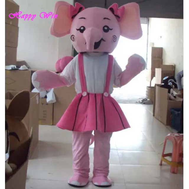 Disfraz de elefante para adulto, traje de Mascota de látex realista, gran oferta