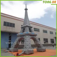 Modelo de Torre eiffel inflable gigante, réplica inflable para publicidad, decoración de exhibición al aire libre en oferta