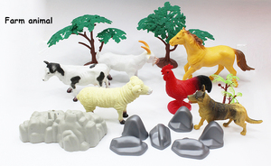 Set di 4 <span class=keywords><strong>Animali</strong></span> in Plastica: Selvaggia Selvaggia, <span class=keywords><strong>Fattoria</strong></span>, Mare e Dinosauri - Giocattolo <span class=keywords><strong>per</strong></span> <span class=keywords><strong>Bambini</strong></span> - Product Image 6