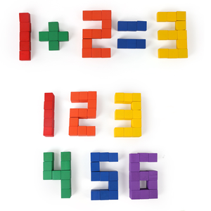 Math <strong>Learning</strong> Tools Kids Playing <strong>Wooden</strong> Block <strong>Colorful</strong> <strong>Cube</strong> - Product Image 5